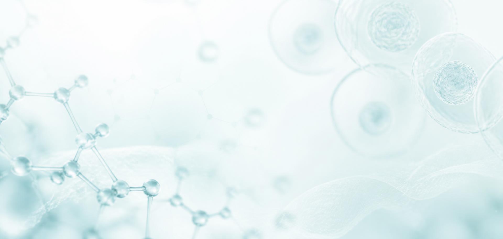 Close-up of molecular research analysis